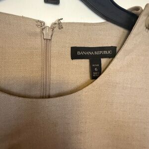 Banana Republic Tan Textured Dress